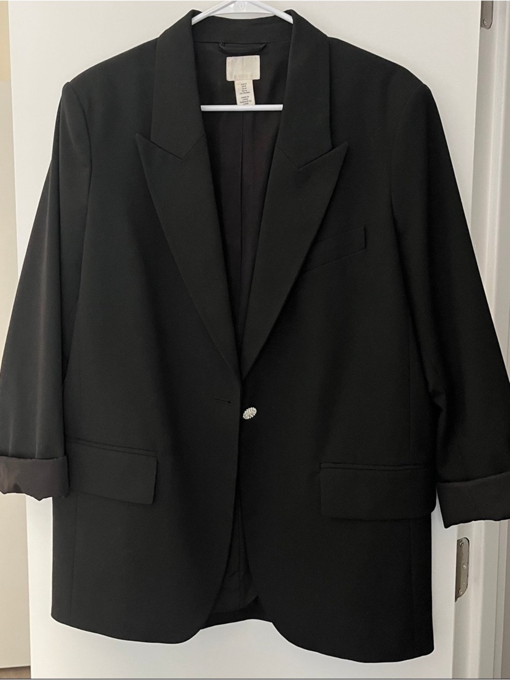 oversized h&m blazer